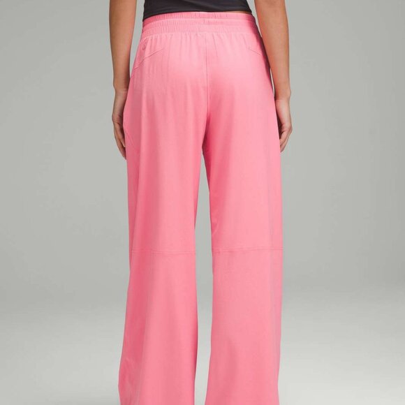 Lululemon Swift Mid-Rise Wide-Leg Pant Sakura Pink Size 14 Track Pant $128 - Picture 6 of 6
